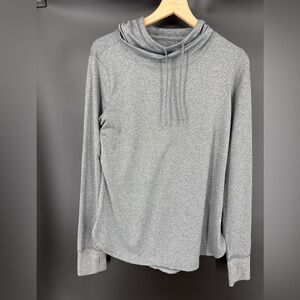 Reebok Men's Heathered Gray Zip-Up Sweater